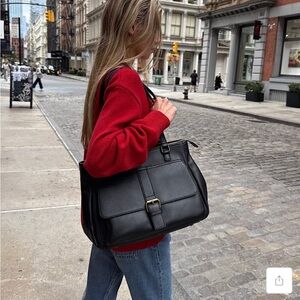 Brandy Melville Leather Buckle Bag